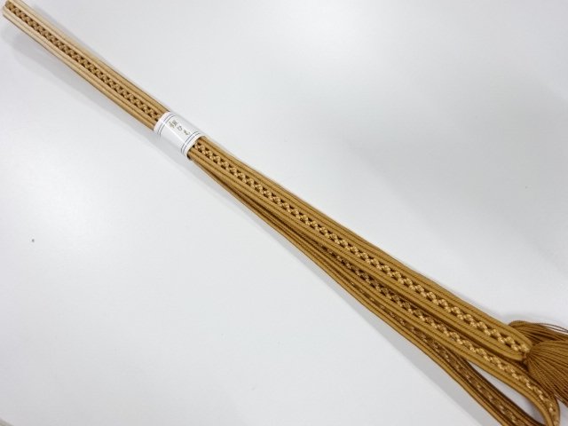 大特価品　上質　未使用品　正絹　撚り房　夏手組帯締め